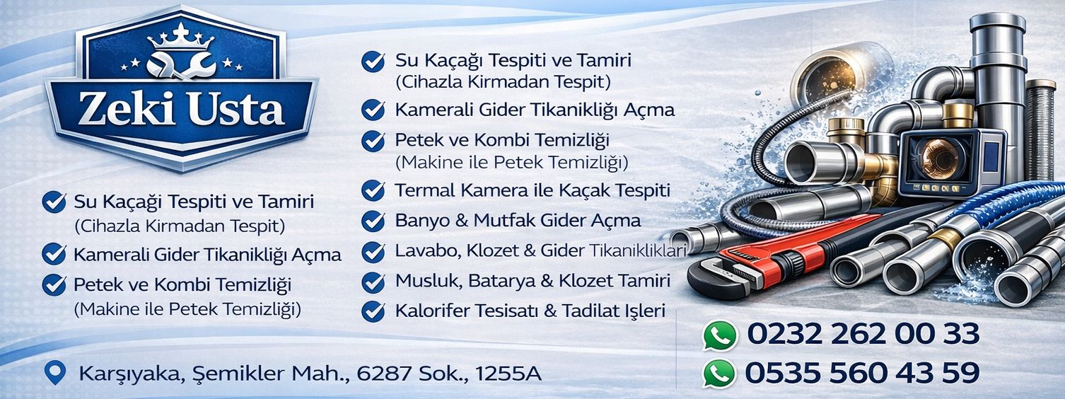 Karşıyaka Şemikler Su Tesisatçısı